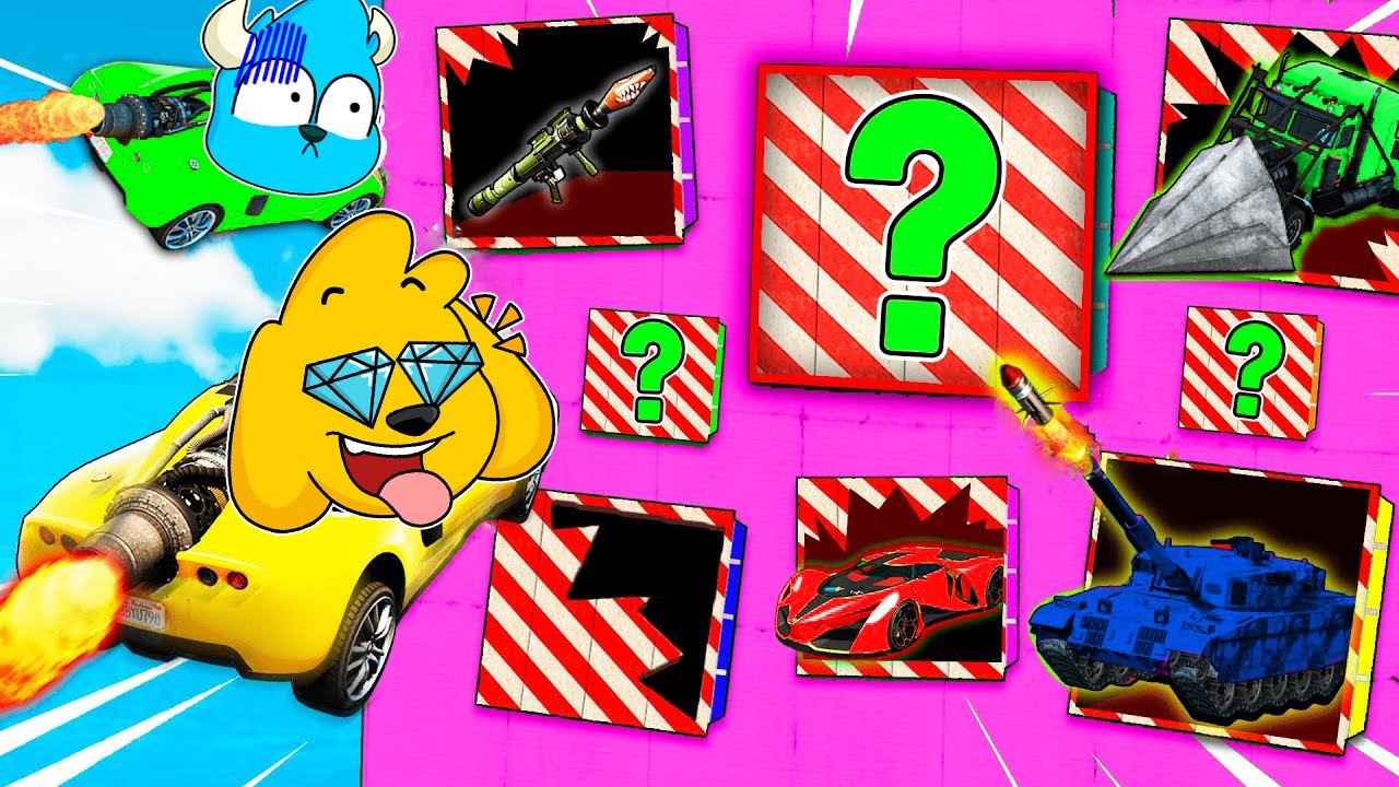 GTA 5: CAJAS MISTERIOSAS ¡Tengo un TANQUE! 😱🚗 CON LOS COMPAS