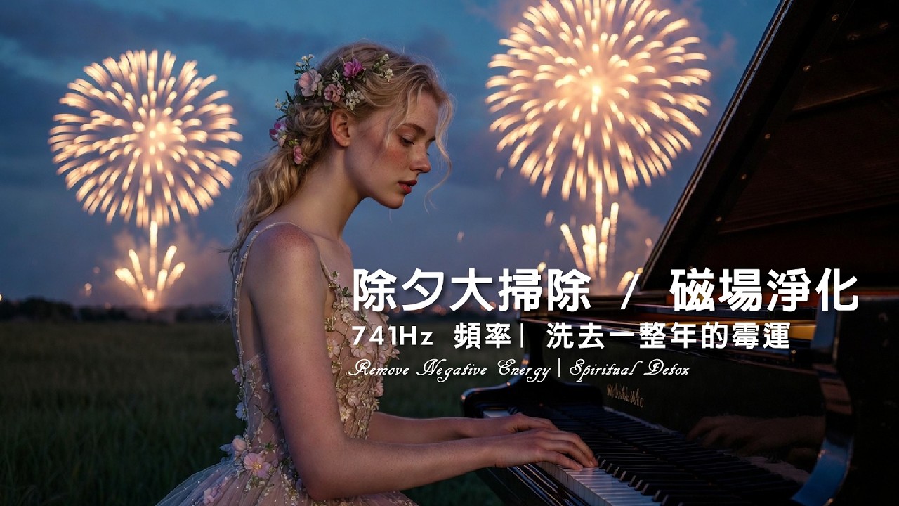 🧹 除夕大掃除｜消除霉運與負能量｜741Hz 深度淨化磁場｜聽覺風水：把去年的壓力全部清空 (Spiritual Detox)