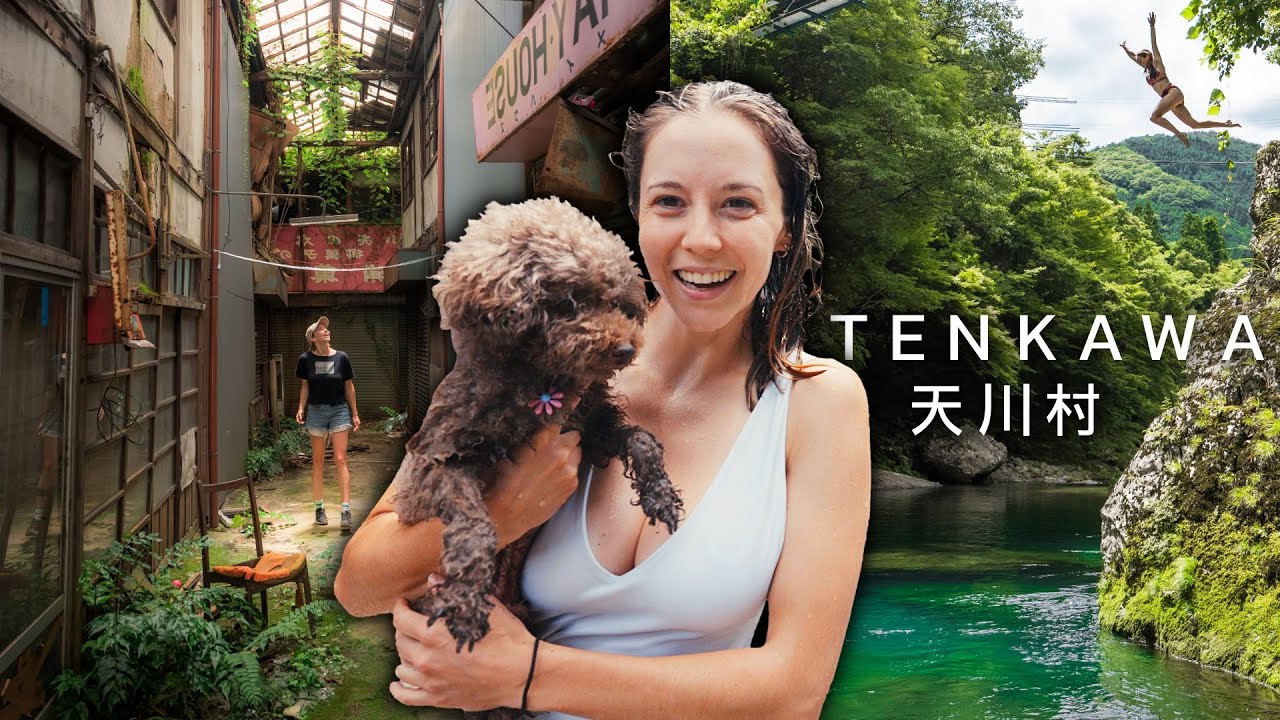 Abandoned Malls, Valley Camping and a Dog Companion! Japanese Summer - Tenkawa, Nara