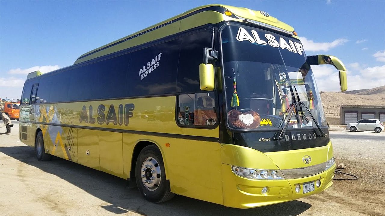 Al Saif Daewoo Bus Bh120F  Review Bus  Quetta To Karachi Vlog | Pak Yutong Bus