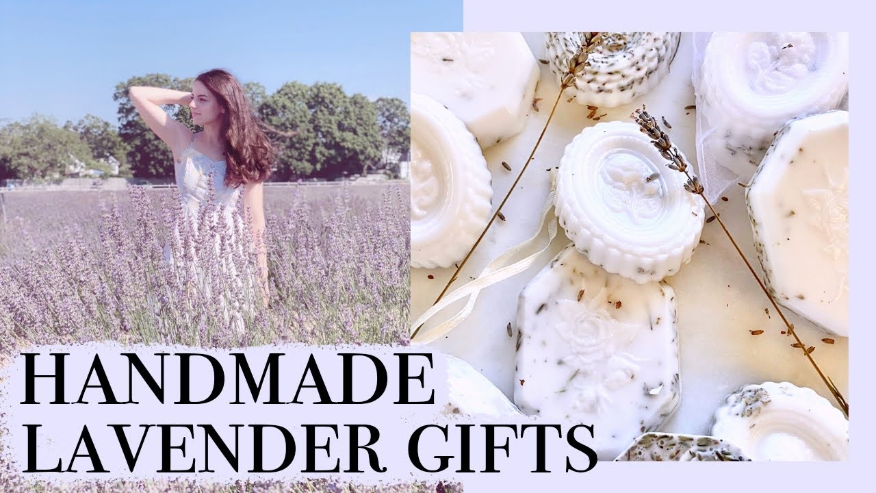 HANDMADE LAVENDER GIFTS│lavender DIYs, projects for dried lavender, diy candles, diy soaps, lavender