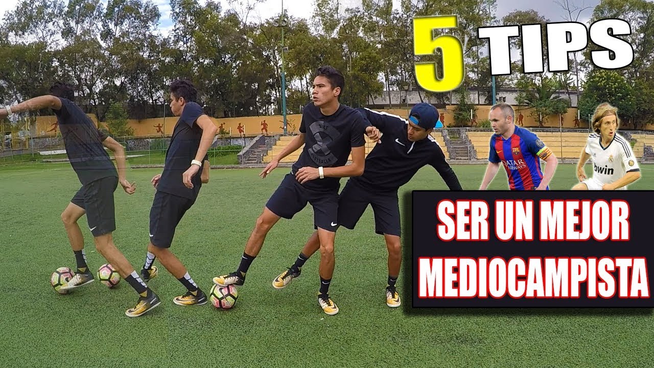 5 TIPS para SER UN MEJOR MEDIOCAMPISTA en el FÚTBOL ⚽️ TUTORIAL PARA CENTROCAMPISTAS