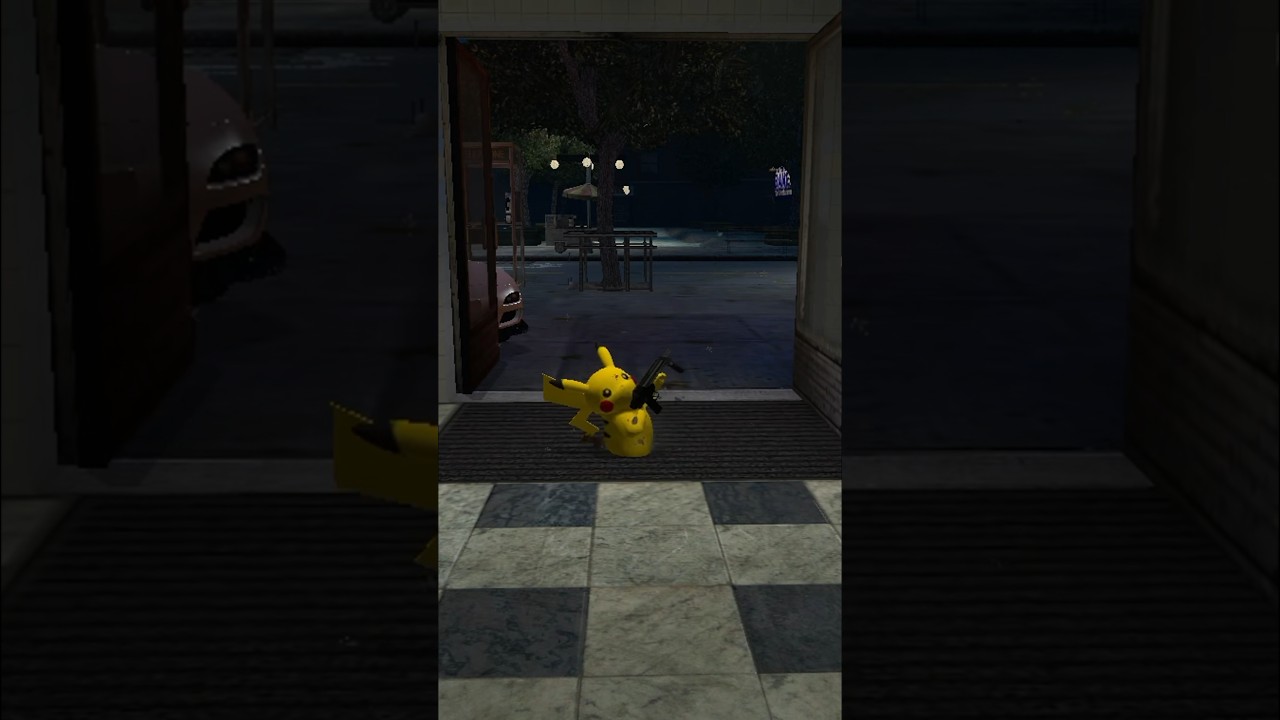 Pikachu va a bere una birra al bar #gmod #ita