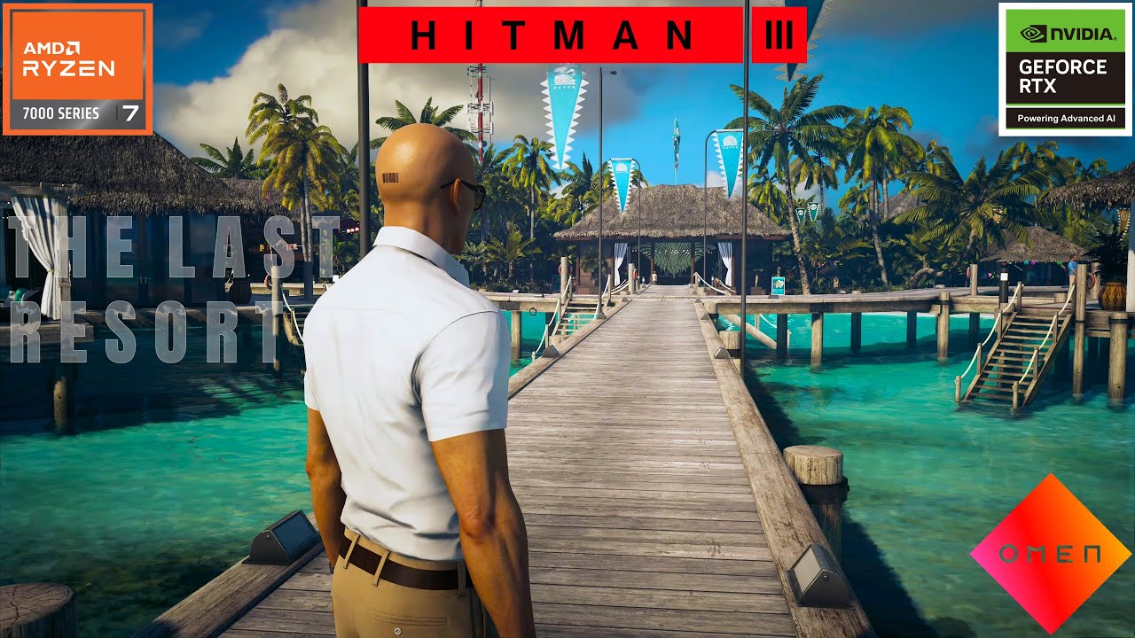 Hitman III , Maldives Mission - The Last Resort , 4K60fps