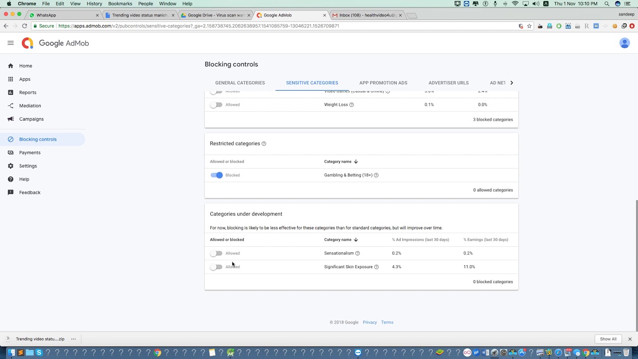 Google Play Reject app Policy Violation Best Solution Admob Settings