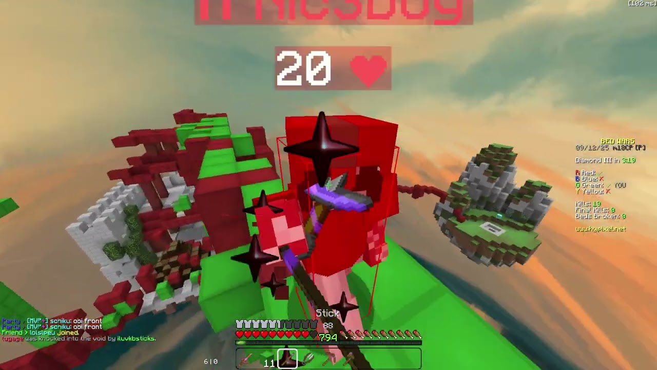 RANKED BEDWARS C TIER PUPS CLIP DUMP!