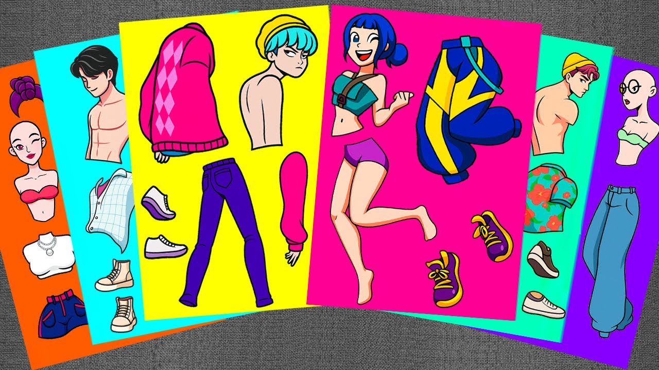 HUNTRIX and SAJA BOYS Love Fashion Complicated 💘 KPOP Demon Hunters Stickers | DIY Paper ASMR