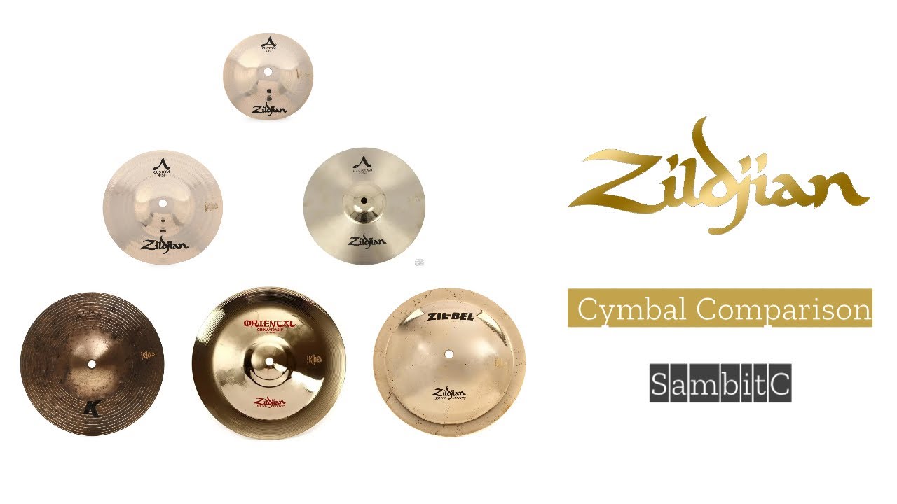 Zildjian Splash Cymbal Comparison | SambitC