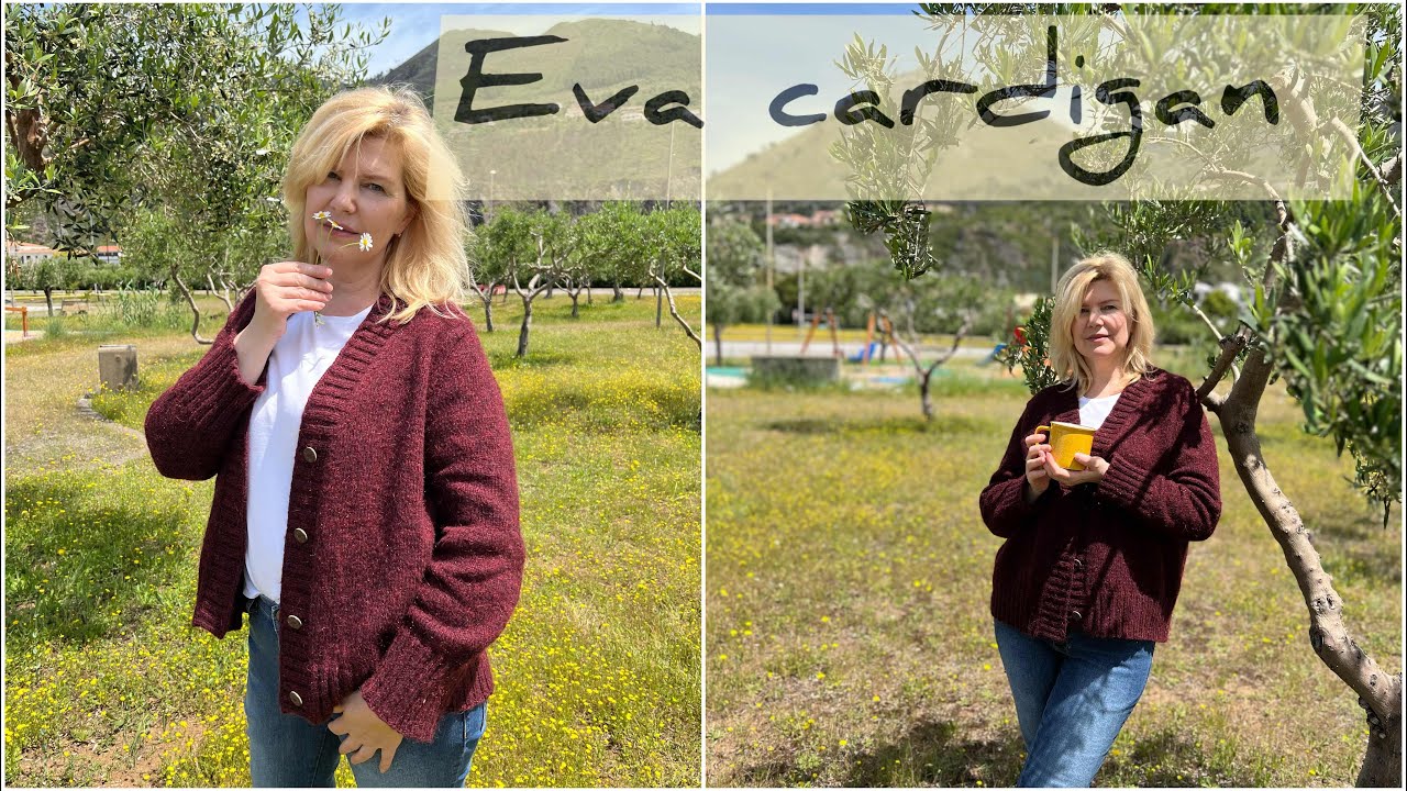Представляю Eva cardigan by Petiteknit / Начала новое плечевое изделие из Supergeelong + kid mohair