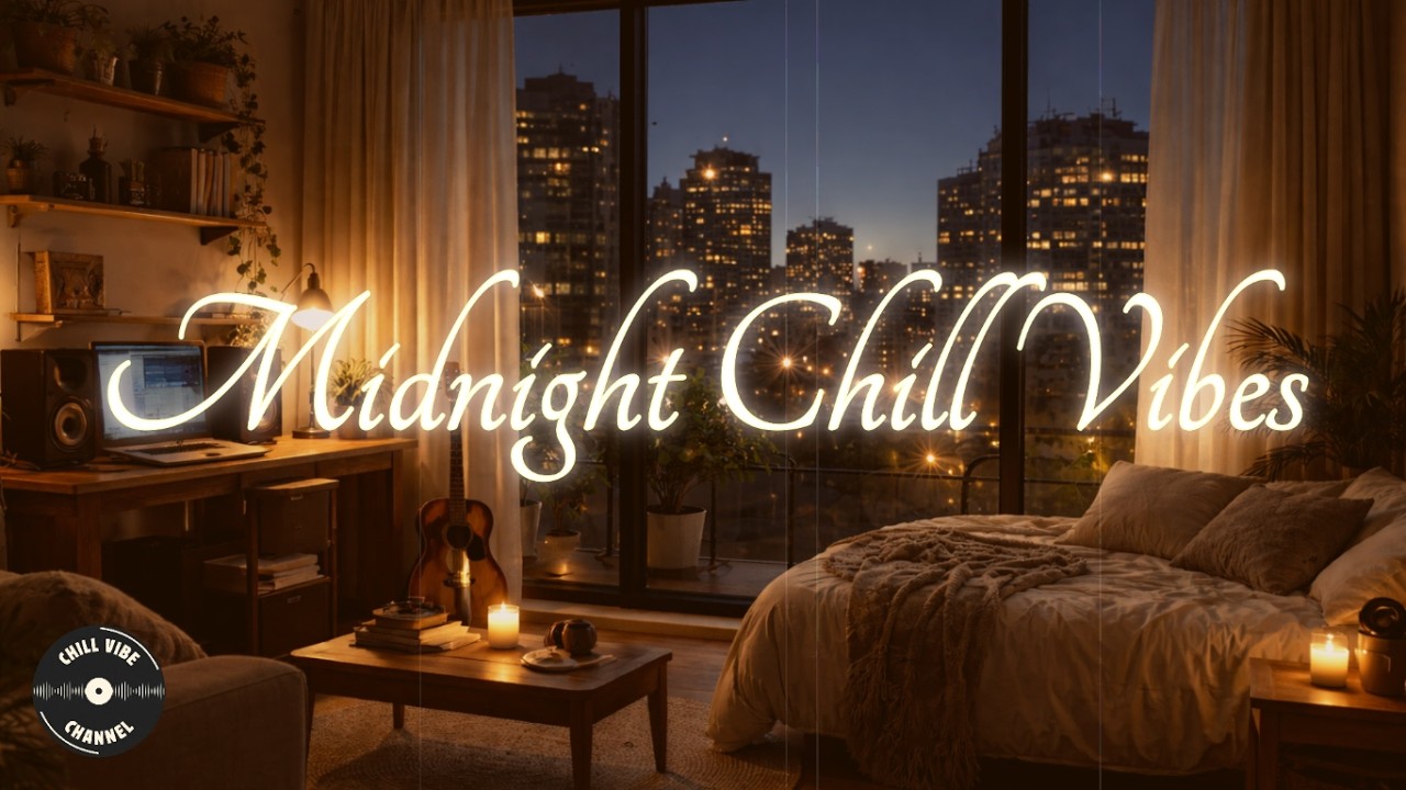 Midnight Chill Vibes 🌙 | Lo-Fi Beats to Relax, Study & Sleep
