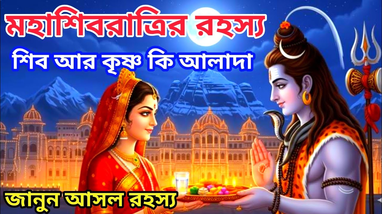 মহাশিবরাত্রির গভীর রহস্য | শিব ও কৃষ্ণ কি আলাদা? | কলিযুগে মুক্তির একমাত্র পথ | 