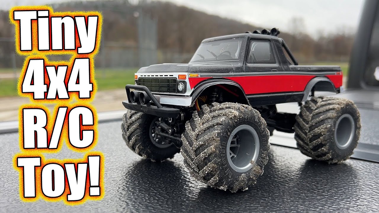 Tiny 4x4 RC Monster Truck! Carisma 1/24 F-Truck
