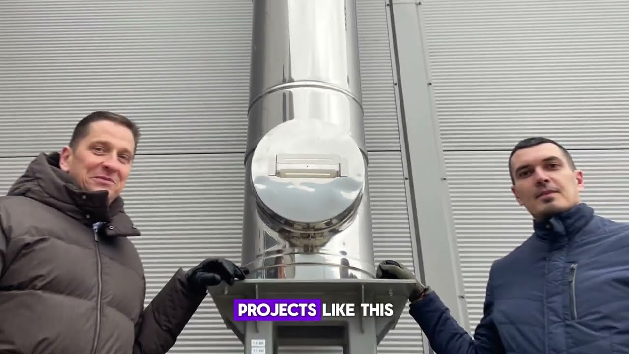SAURESTA industrial chimney for the leading pet food factory