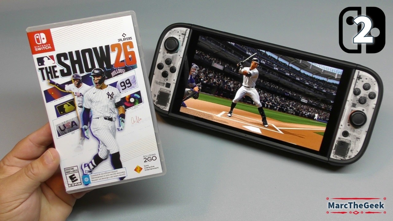 MLB The Show 26 Unboxing & Gameplay on Nintendo Switch 2 (Handheld Mode Boost)
