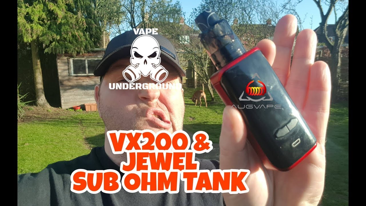 AUGVAPE - VX200 Mod & Jewel Sub Ohm Tank - Review