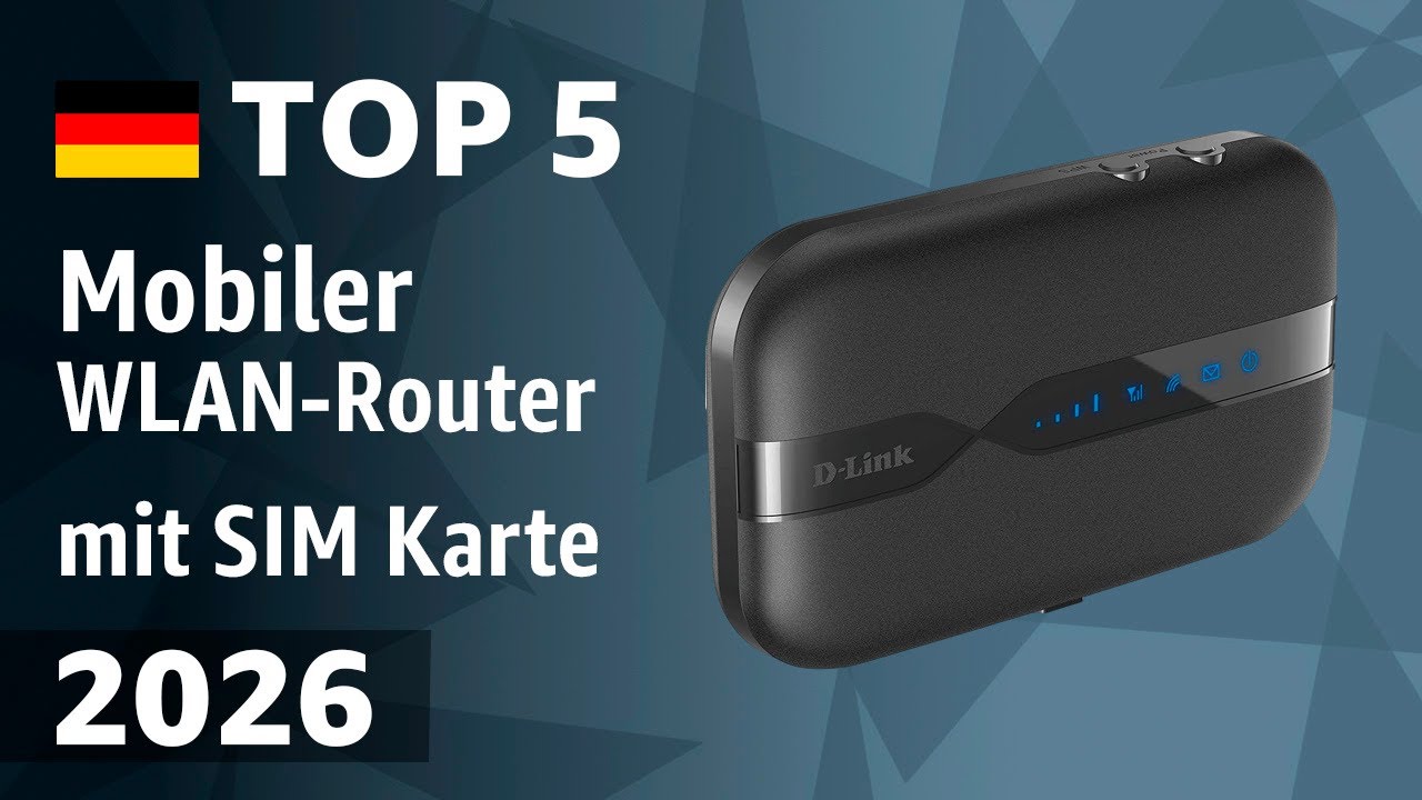 TOP&mdash;5. Beste Mobiler WLAN-Router mit SIM Karte (5G, LTE Hotspots). Test & Vergleich 2026