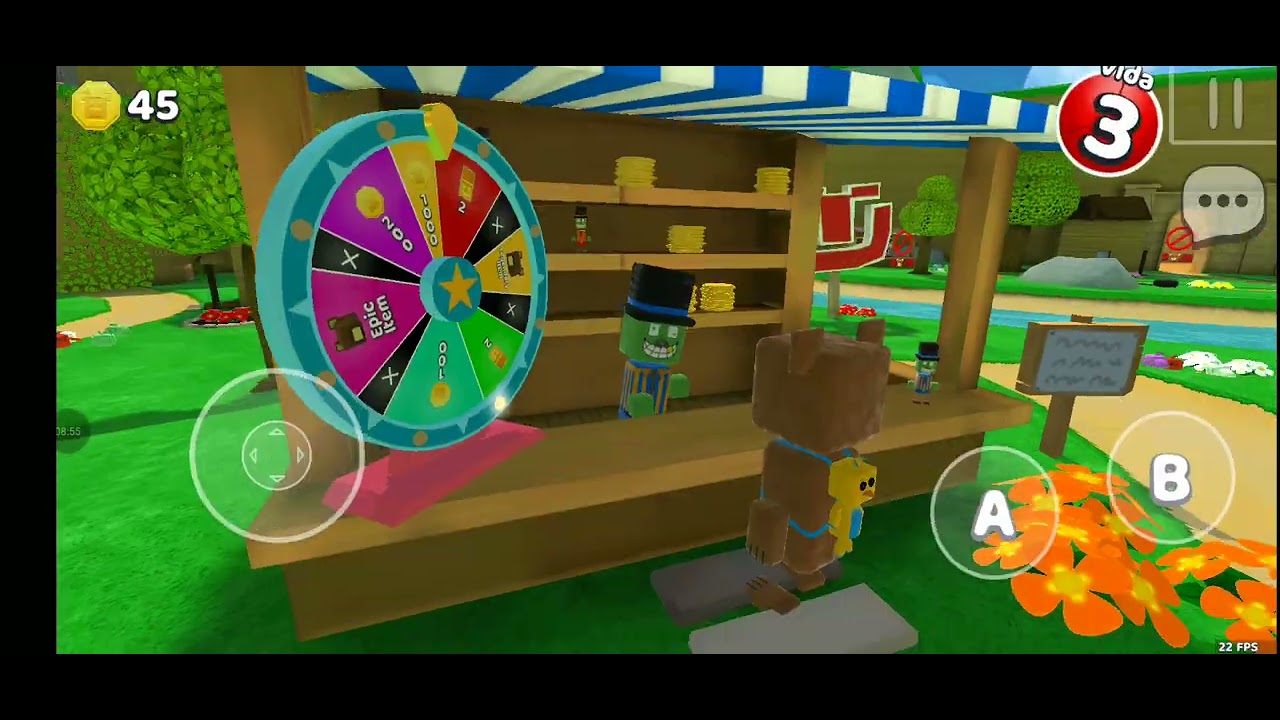 Jogando super bear aventura 