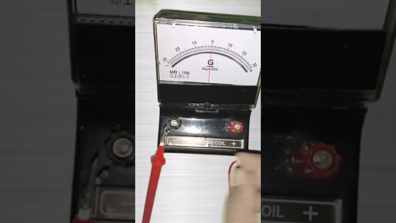 galvanometer needle deflection||galvanometer||moving coil galvanometer||physics digilab