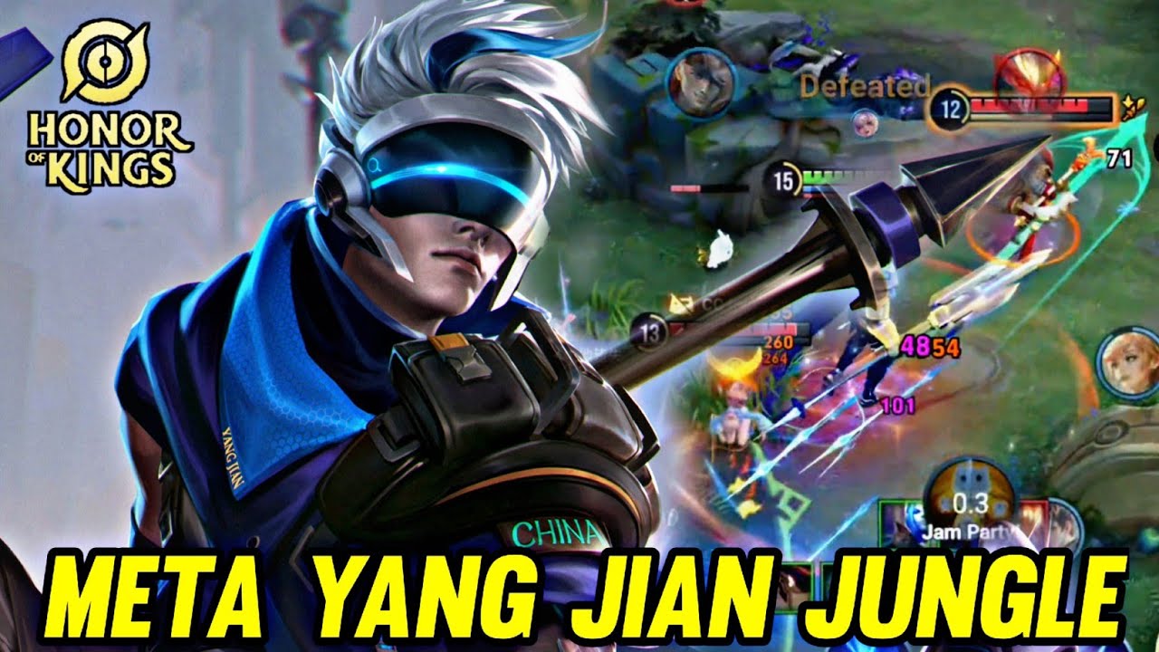 HOK : YANG JIAN JUNGLE GAMEPLAY | MOST PICK IN TOURNAMENT - HONOR OF KINGS