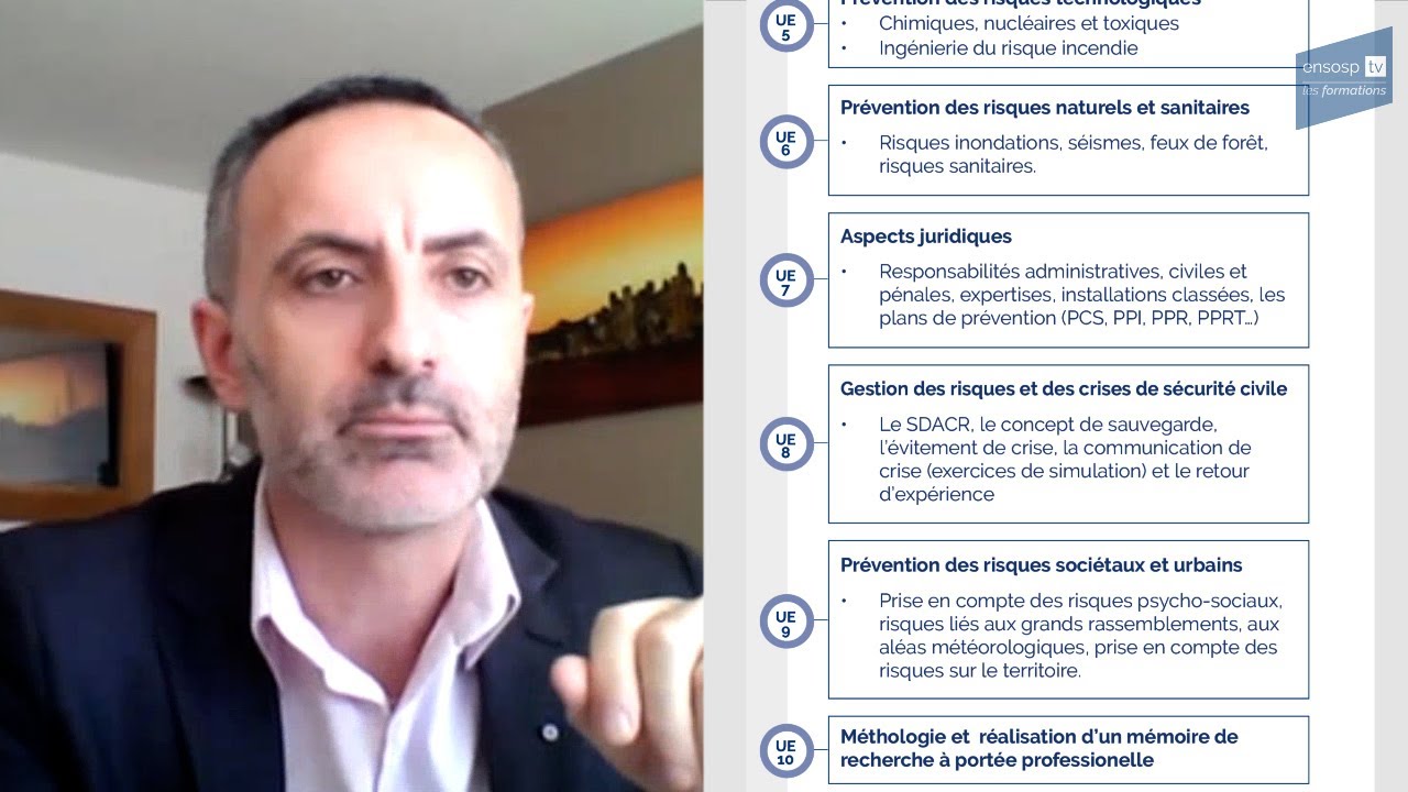 Master 2 Risques et environnement - Gestion des risques de sécurité civile – GRSC