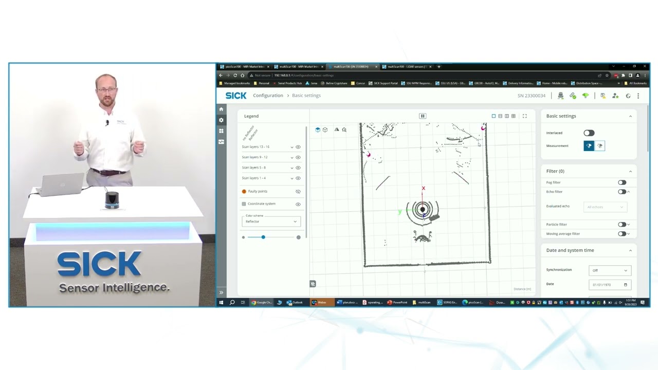One 3D LiDAR sensor, many possibilities: multiScan100