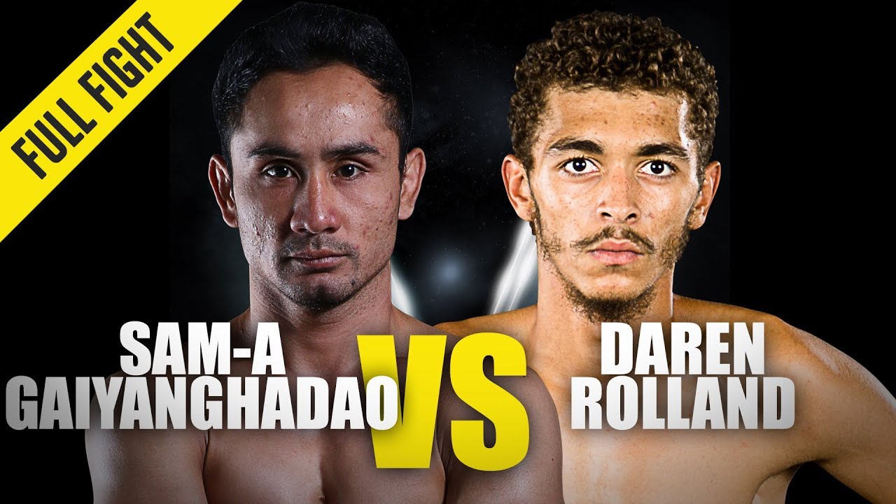 Sam-A Gaiyanghadao vs. Daren Rolland | ONE Full Fight | October 2019