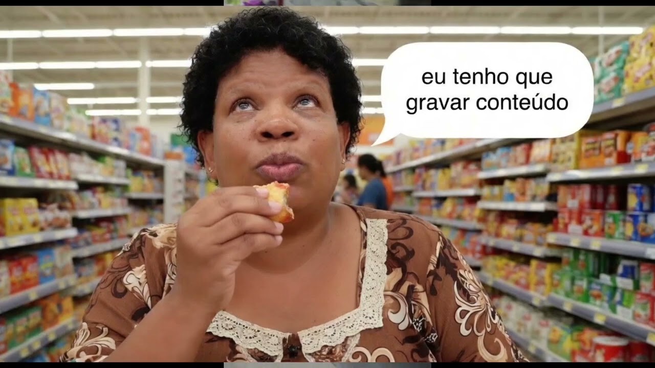🚨 MULHER DO RELEIXO COMENDO NO MERCADO ,DEPOIS EU QUE NAO TENHO CONTEÚDO 😂
