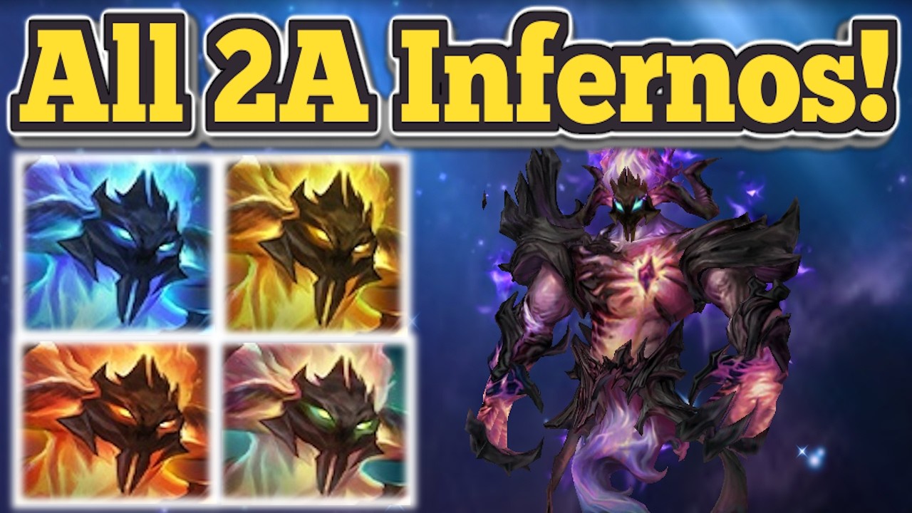 I Built All 5, 2A Infernos, They Are Better Than Expected?! - Summoners War