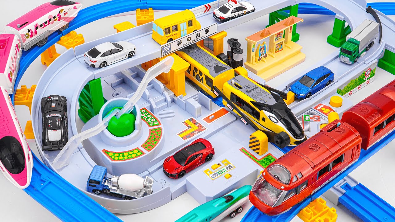 タカラトミー プラレール 新幹線シティタウン | タカラトミー トミカシティタウン 2スピードアクションハイウェイステーション