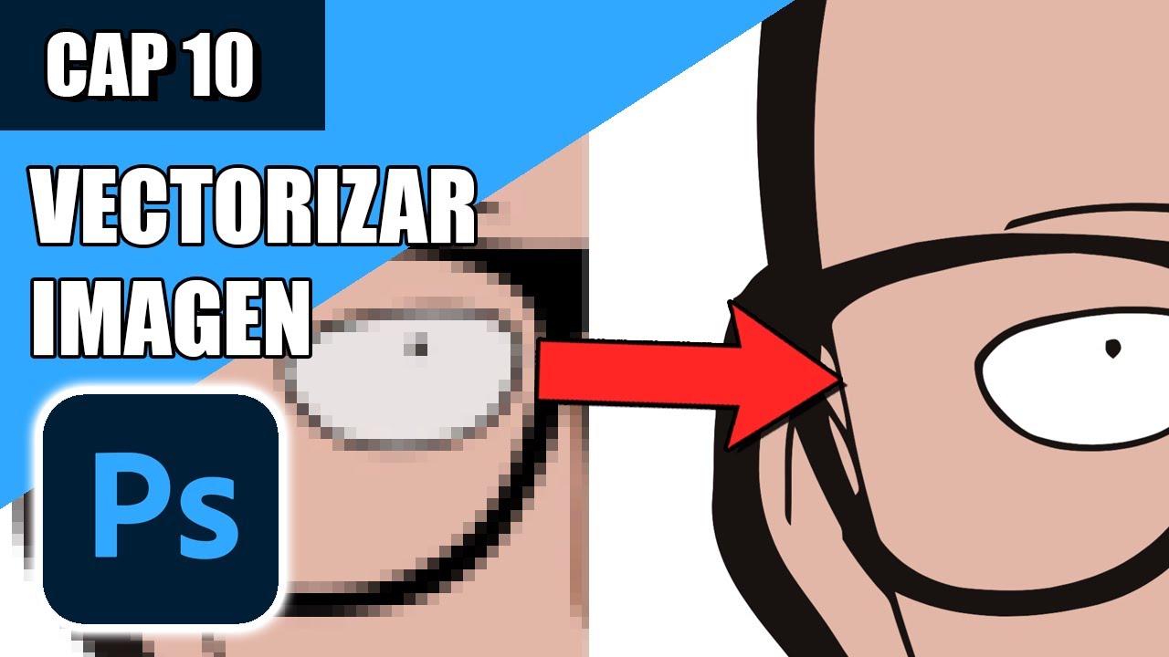 Como Vectorizar una Imagen en Photoshop 👌