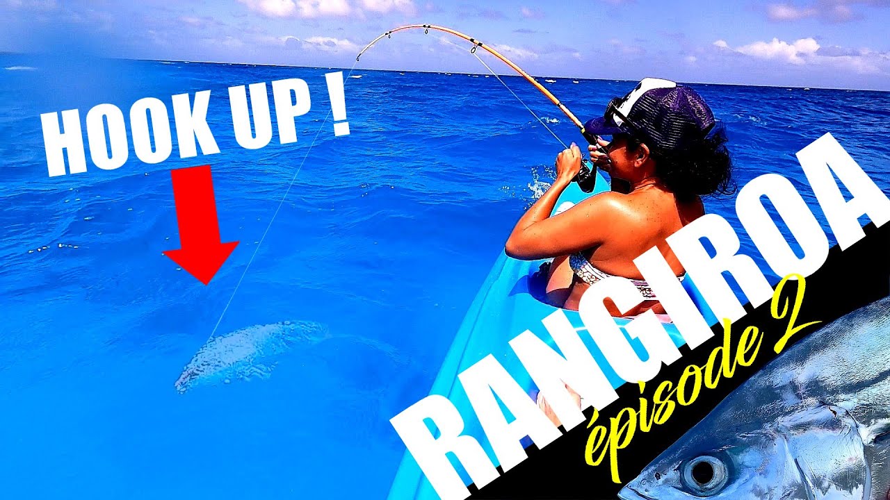 On explore Rangiroa a la recherche de POISSONS . #pêche #tahiti