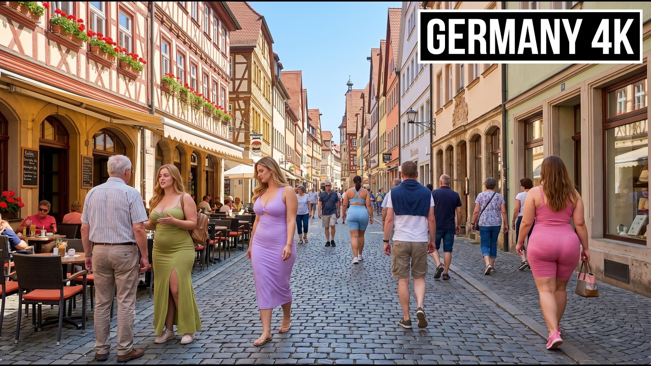 Germany Walking Tour 4K 🇩🇪 | Beautiful Streets & Real European Life