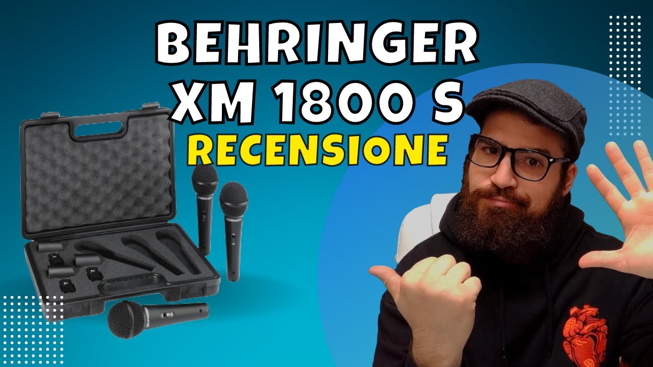 RECENSIONE BEHRINGER ULTRAVOICE XM1800S - &egrave; lui il MIGLIOR MICROFONO DA HOME STUDIO?