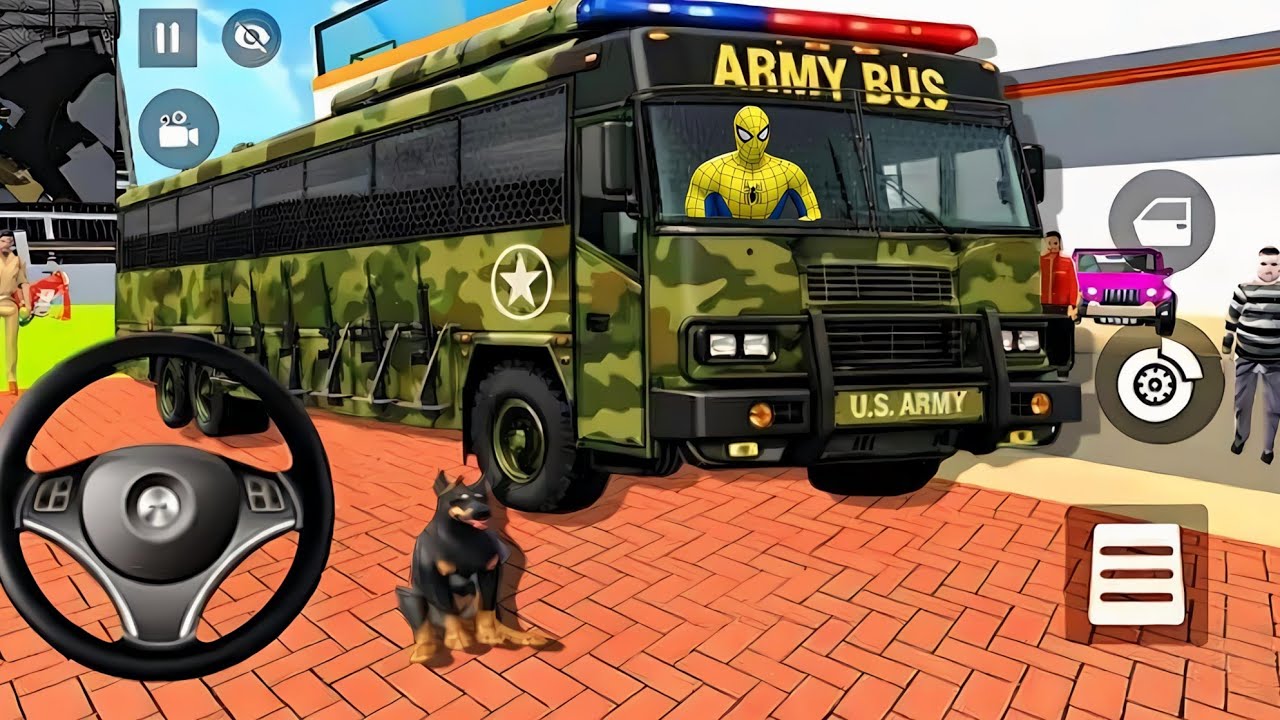 🕷️Spiderman Army Bus & Doll,Spider 3D Game🤩Indian Thift Auto Simulator🤑Purchase Lot's of Spider