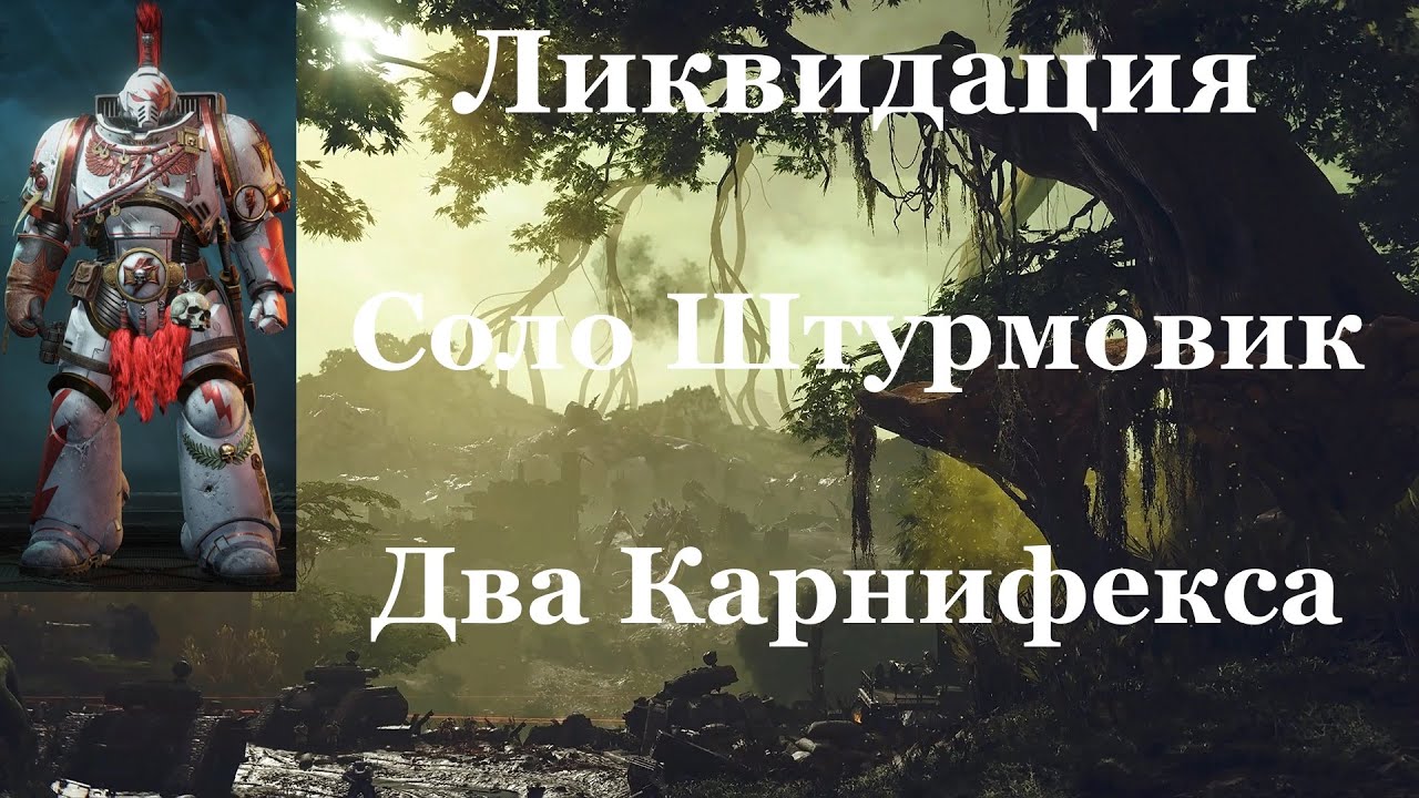 Space marine 2 - Ликвидация / Соло / Штурмовик / Абсолютная сложность -  Два Карнифекса