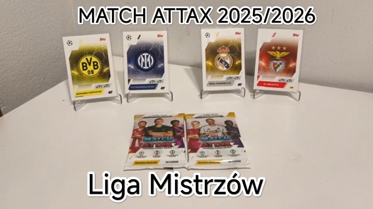 Match Attax 2025/2026  Ligi Mistrzów 2 x saszetka 