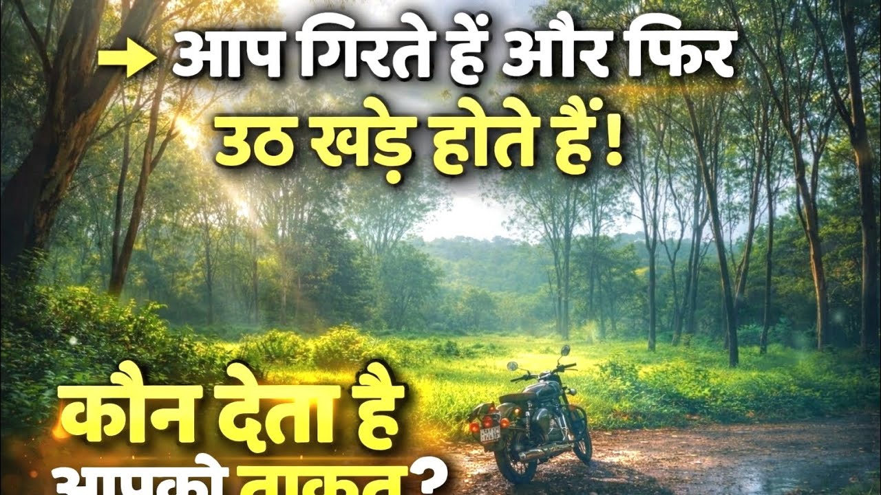 आप गिरते हैं और फिर उठ खड़े होते हैं! कौन देता है आपको ताकत ?