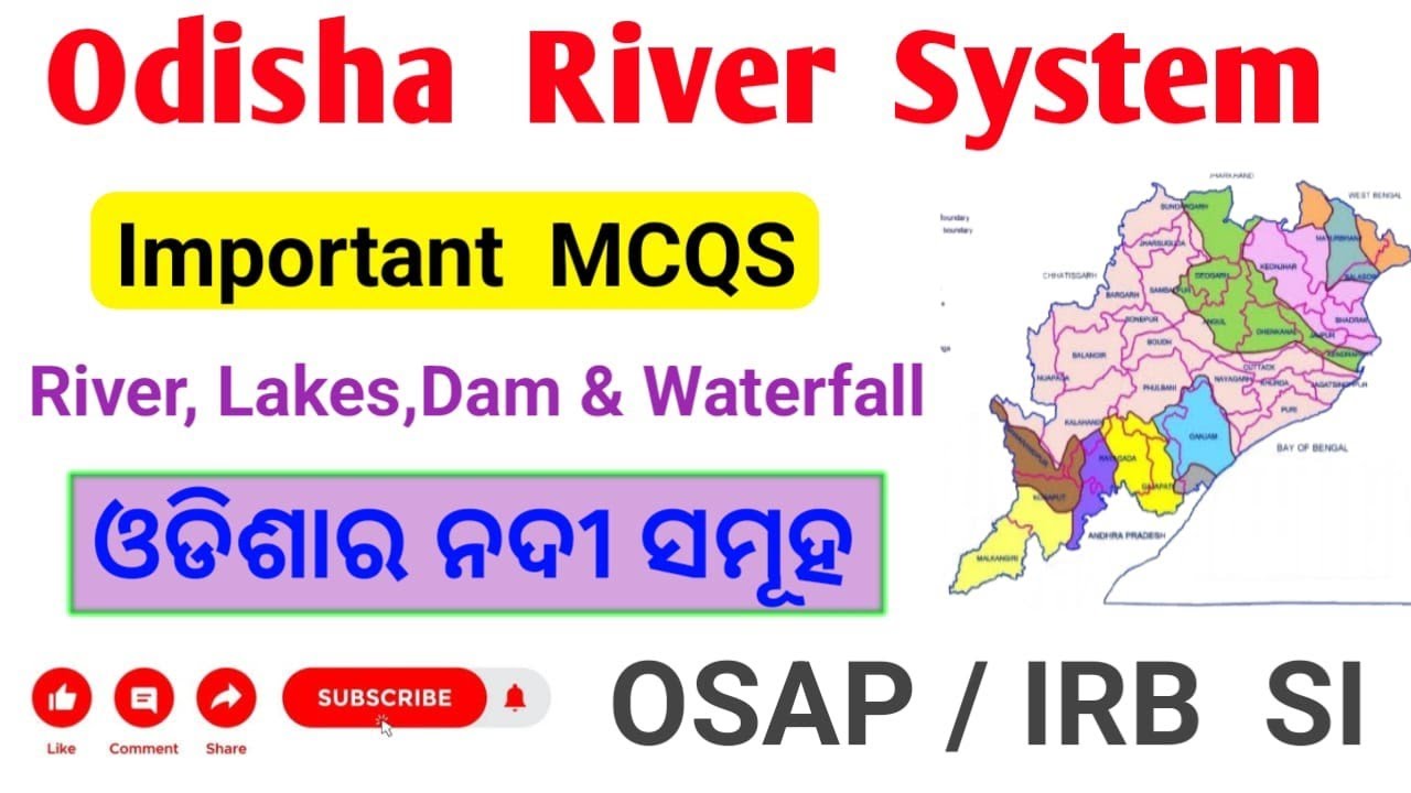 Odisha River MCQ for OSAP IRB//Odisha waterfall Questions//Important Odisha Gk Questions