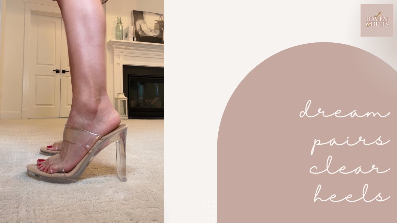 Dream Pairs Clear Strap Heels That Steal the Show