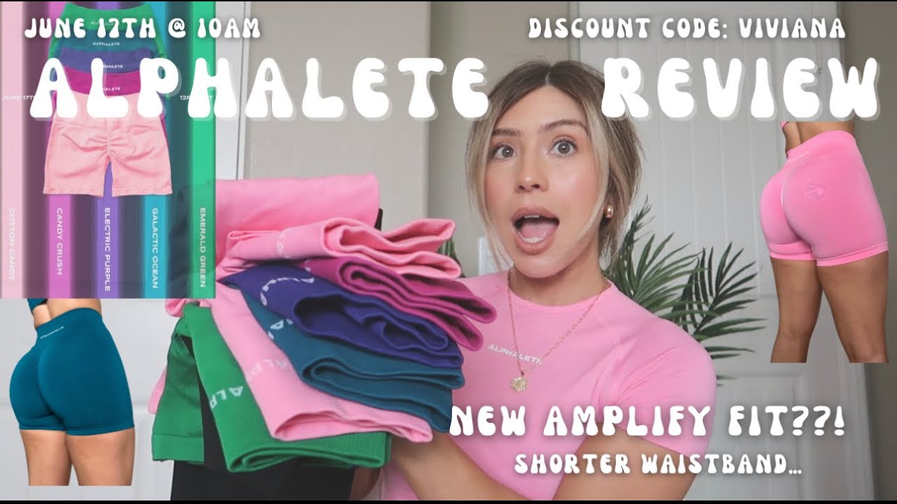 JUNE ALPHALETE AMPLIFY REVIEW | shorter waistband?!?!