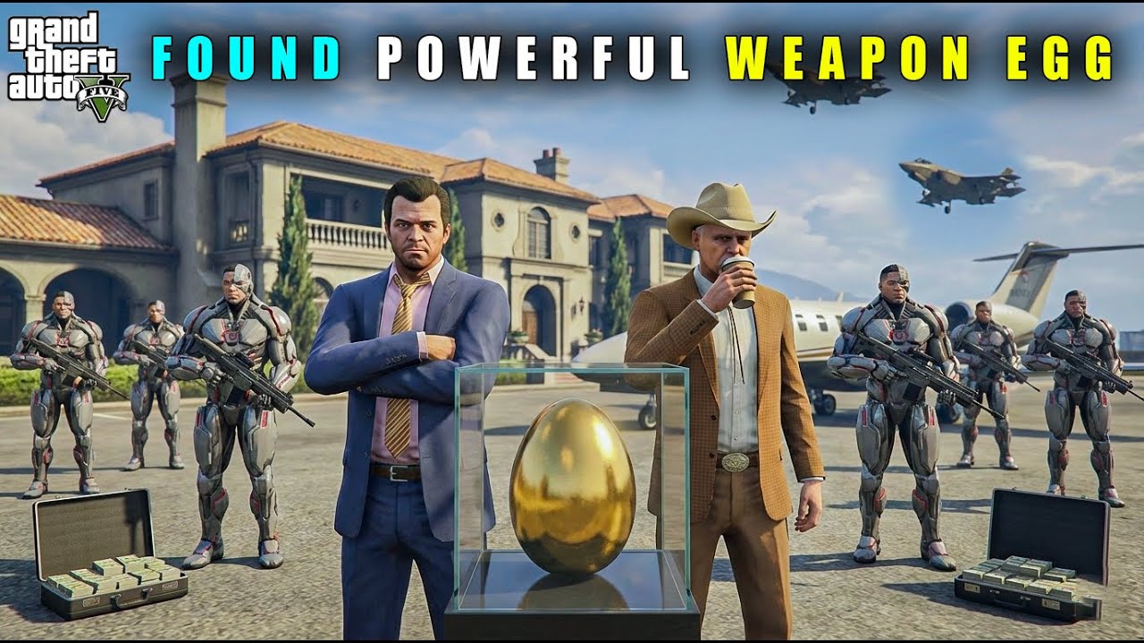 GTA 5 : FINALLY FOUND POWERFUL GOLDEN WEAPON EGG || BB GAMING