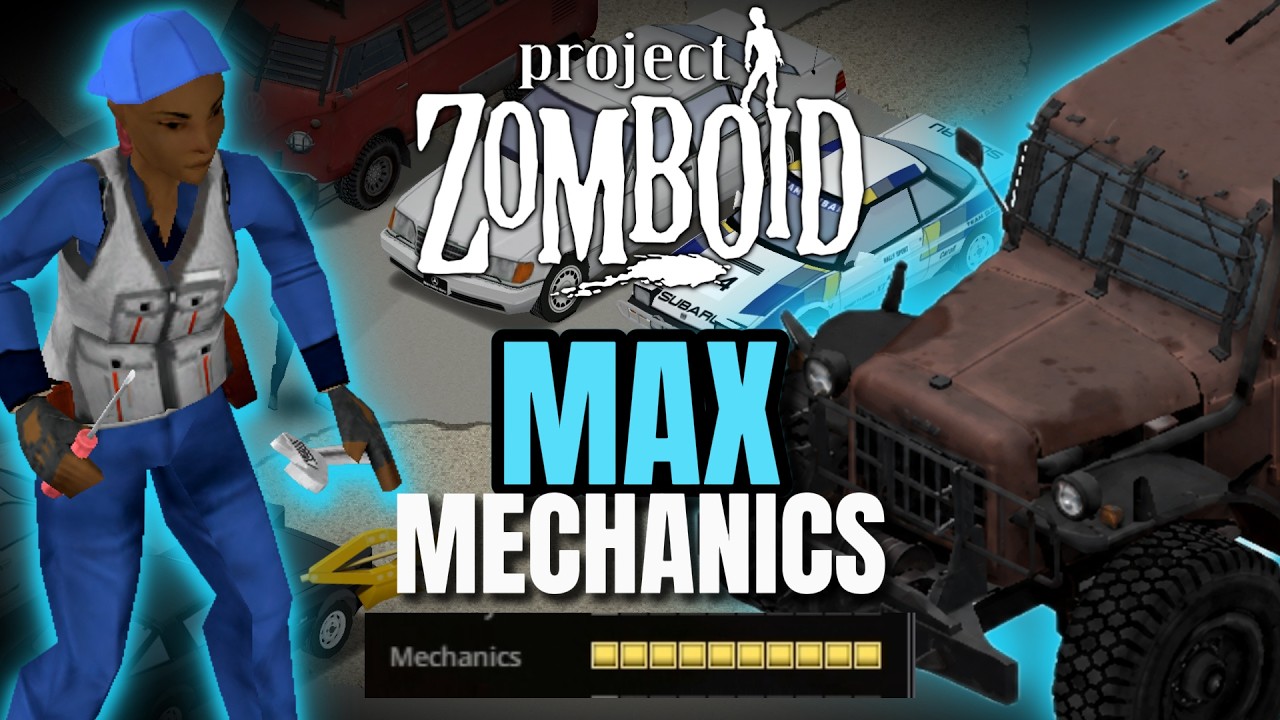 Как БЫСТРО прокачать механику с 0 до 10 | Project Zomboid Build 42.20