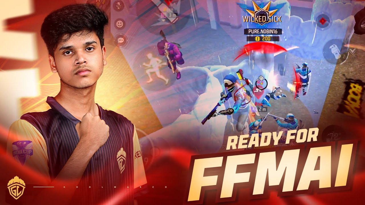 Ready for FFMAI ? | Godlike Esports 🇮🇳 | Godl Marco💛