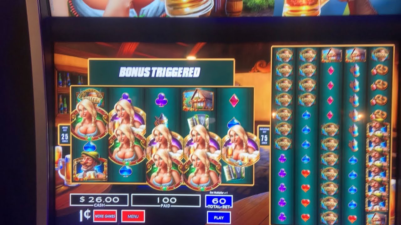 Colossal 🍻Bier Haus slot machine .60cent bonus 30prime spins