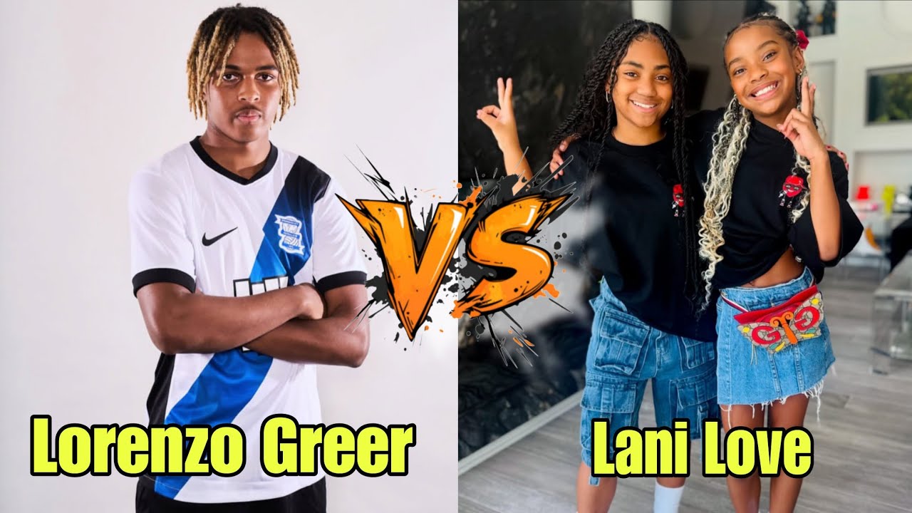 Lorenzo Greer vs Khalani Simon (Lani Love) Kid Natural Transformation 2025 | ✨ From 0 To Now