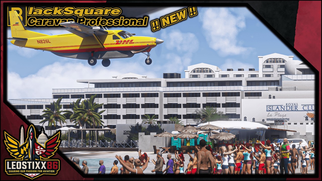 **NEW** BLACKSQUARE CARAVAN PROFESSIONAL | Island Feeder Ops | MSFS2024 🔴Live🔴