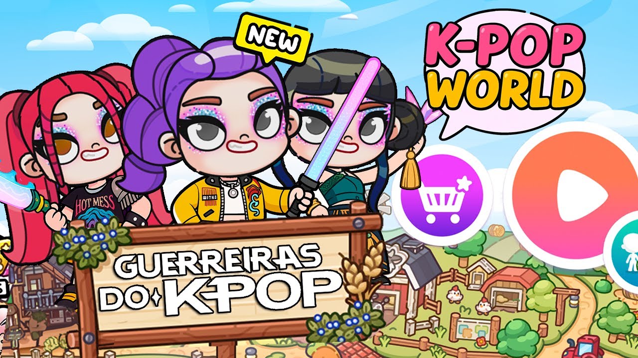 AS GUERREIRAS DO KPOP INVADIRAM O AVATAR WORLD DA PAZU! 🐾😱 | Jessy World