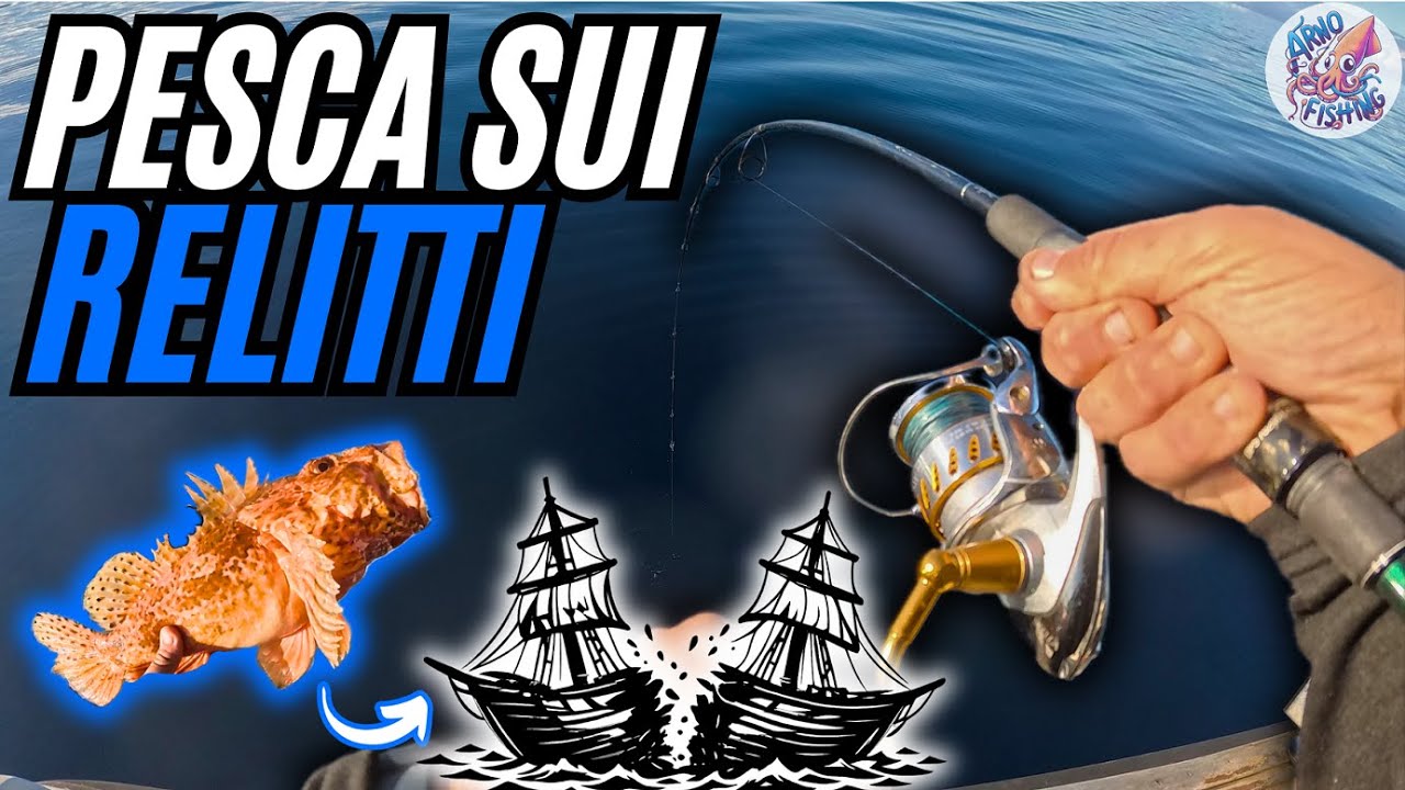 Pesca in VERTICALE sui RELITTI