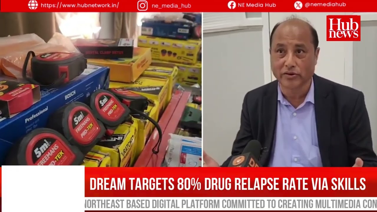 DREAM Mission provides ₹9L in skill tools to rehab centers to curb high drug relapse in Meghalaya