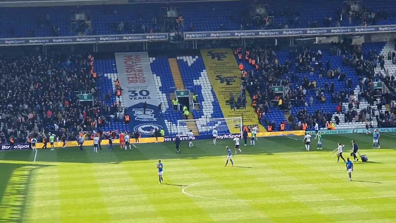Birmingham City & Millwall Fans Fight Inside St. Andrews Stadium At Full Time 2-2